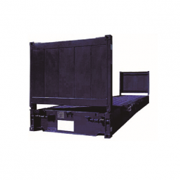 Flat rack container
